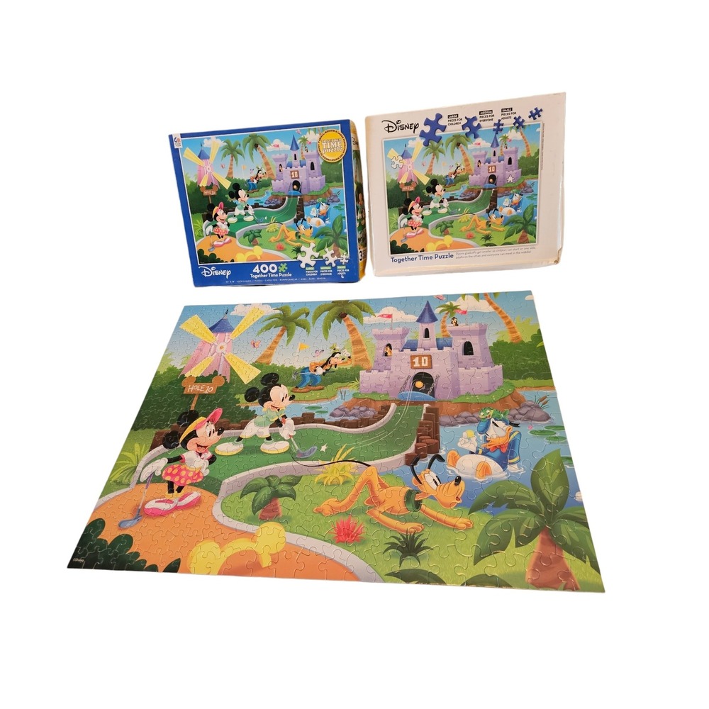 Disney Mickey Mouse Together Time 400 Piece Family Jigsaw Puzzle Ceaco 42343